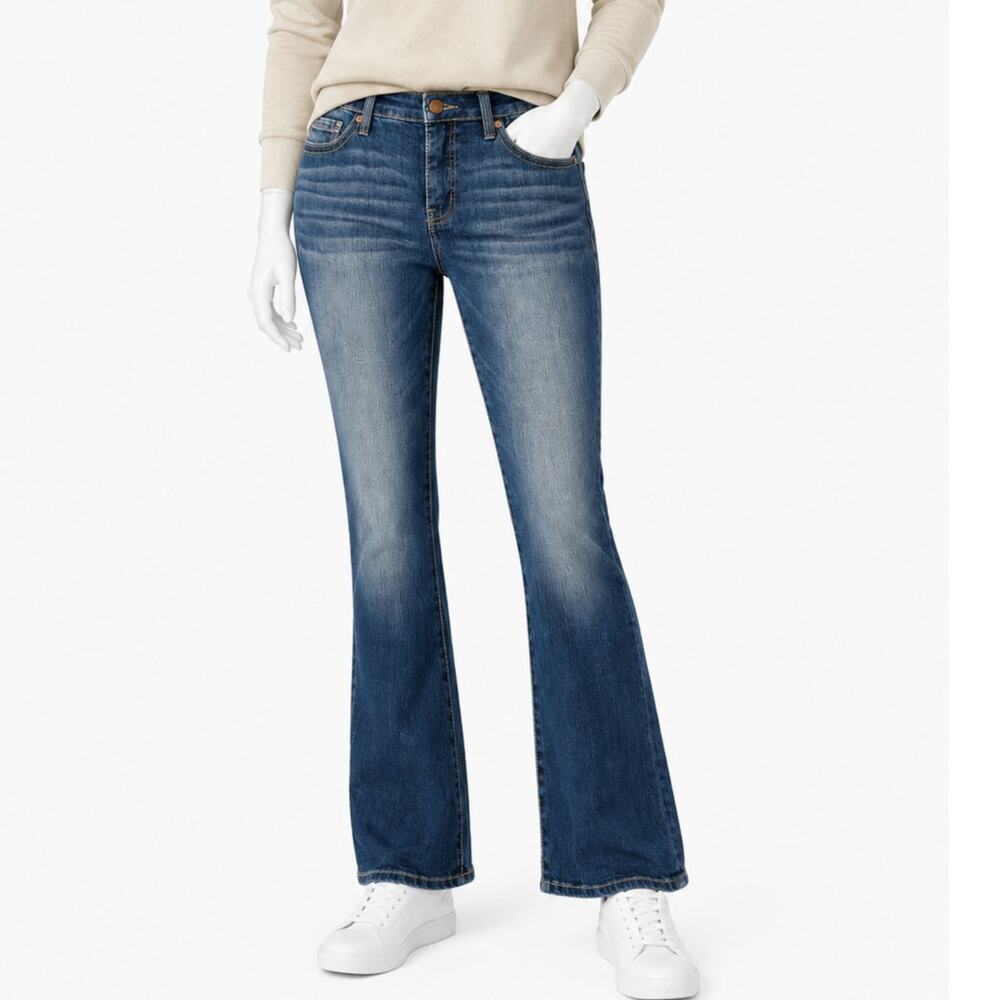 BKE Gabby Curvy Fit High Rise Bootcut Jeans Womens 28x30 Medium Wash festival